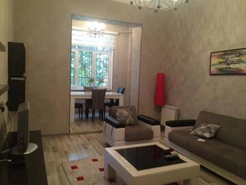 Фото номера Апартаменты Делюкс Апартаменты Azneft Square Apartment г. Баку 47