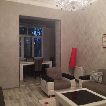 Фото номера Апартаменты Делюкс Апартаменты Azneft Square Apartment г. Баку 9