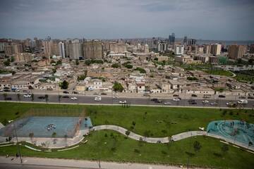 Фото номера Апартаменты с 3 спальнями Апартаменты Modern Apartments with city view г. Баку 8