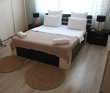 Фото номера Апартаменты с 3 спальнями Апартаменты Modern Apartments with city view г. Баку 15