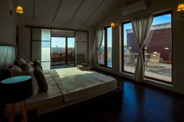 Фото номера Апартаменты в пентхаусе Апартаменты Modern Apartments with city view г. Баку 15