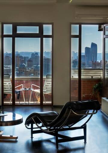 Фото номера Апартаменты в пентхаусе Апартаменты Modern Apartments with city view г. Баку 17
