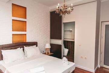 Фото номера Улучшенные апартаменты Апартаменты Modern Apartments with city view г. Баку 8