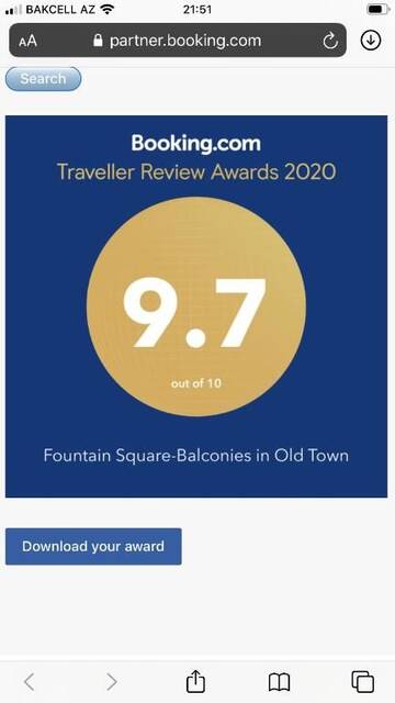 Фото номера Апартаменты с балконом Апартаменты Fountain Square-Balconies in Old Town г. Баку 109