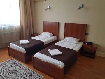 Фото номера Двухместный номер Делюкс с 2 отдельными кроватями Отель Baku Sea View Hotel г. Баку 6