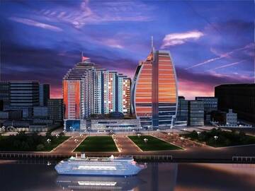Фото номера Апартаменты с 2 спальнями Апартаменты White City Baku-Park Azura г. Баку 6