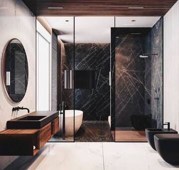 Фото номера Апартаменты с видом на море Апартаменты Lux VIP Apartment Gloria Jeans Cofees г. Баку 9