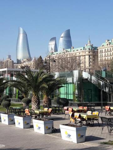 Фото номера Апартаменты Апартаменты MaidensTower Sea Apartment 2 г. Баку 30