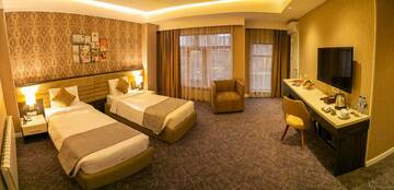 Фото номера Стандартный двухместный номер с 2 отдельными кроватями Отель Parkway Inn Hotel &amp; Spa г. Баку 5
