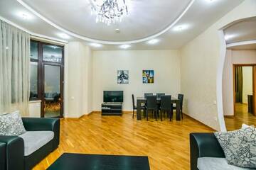 Фото номера Апартаменты с 3 спальнями Апартаменты Luxary Apartment Molocan Garden г. Баку 90