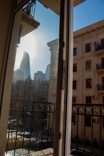 Фото номера Апартаменты с 1 спальней Апартаменты Funicular-Seaside&amp;Flame Towers View Apartment by Atbaku.com г. Баку 73