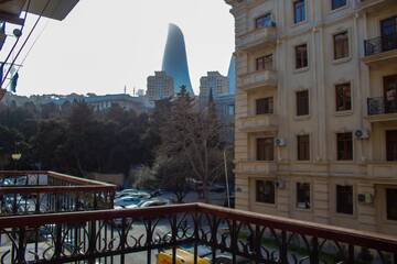 Фото номера Апартаменты с 1 спальней Апартаменты Funicular-Seaside&amp;Flame Towers View Apartment by Atbaku.com г. Баку 32