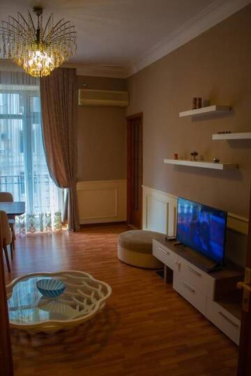 Фото номера Апартаменты с 1 спальней Апартаменты Funicular-Seaside&amp;Flame Towers View Apartment by Atbaku.com г. Баку 91
