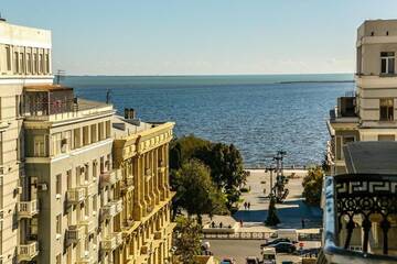Фото номера Апартаменты Делюкс Апартаменты VIP Apartment PORT BAKU RESIDANCE801 г. Баку 56
