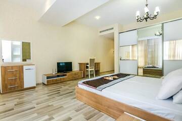 Фото номера Апартаменты Делюкс Апартаменты VIP Apartment PORT BAKU RESIDANCE801 г. Баку 117