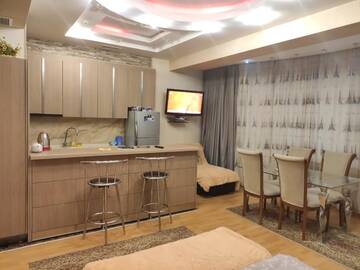Фото номера Апартаменты с 2 спальнями Апартаменты Modern Studio Apartment г. Баку 8