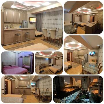 Фото номера Апартаменты с 2 спальнями Апартаменты Modern Studio Apartment г. Баку 29