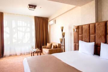 Фото номера Двухместный номер Делюкс с 1 кроватью и видом на море Отель Alison Hotel г. Баку 21