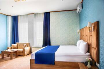 Фото номера Двухместный номер Делюкс с 1 кроватью Отель Alison Hotel г. Баку 7