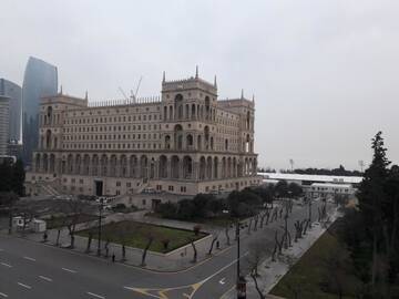Фото номера Апартаменты с 2 спальнями Апартаменты Xaqani Küçəsi 1 BEDROOM F -1 г. Баку 17