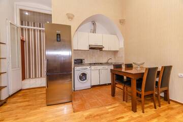 Фото номера Апартаменты с 2 спальнями Апартаменты Three Rooms Apartment on Nizami Street г. Баку 21