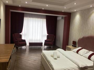 Фото номера Апартаменты с 2 спальнями Апартаменты Deluxe Apartment Azure г. Баку 66
