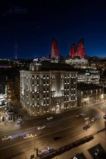 Фото номера Апартаменты Делюкс Апартаменты Azneft Square Flame Towers View Apartment г. Баку 75