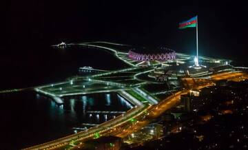 Фото номера Апартаменты Делюкс Апартаменты Azneft Square Flame Towers View Apartment г. Баку 76