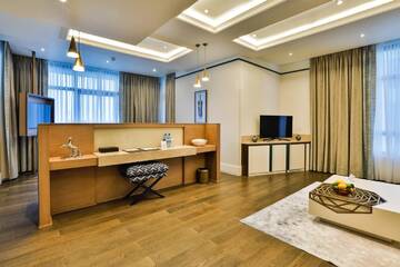 Фото номера Улучшенный одноместный номер с видом на озеро Отель Dreamland Golf Hotel Baku г. Баку 2