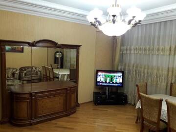 Фото номера Апартаменты с 3 спальнями Апартаменты Baku white city big apartmant г. Баку 43