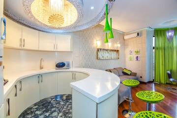 Фото номера Апартаменты с балконом Апартаменты Deluxe Apartment on Tarqovu centr г. Баку 42