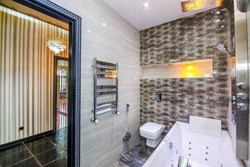Фото номера Апартаменты с балконом Апартаменты Deluxe Apartment on Tarqovu centr г. Баку 59