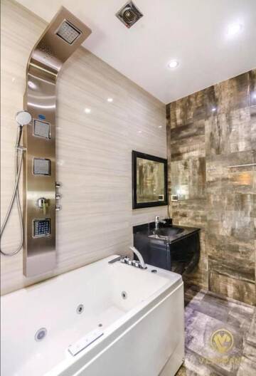 Фото номера Апартаменты с балконом Апартаменты Deluxe Apartment on Tarqovu centr г. Баку 89