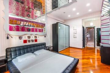 Фото номера Апартаменты с балконом Апартаменты Deluxe Apartment on Tarqovu centr г. Баку 63