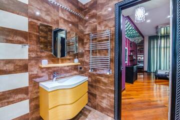 Фото номера Апартаменты с балконом Апартаменты Deluxe Apartment on Tarqovu centr г. Баку 32