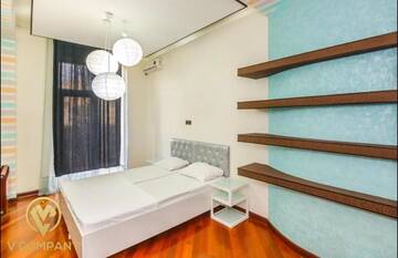 Фото номера Апартаменты с балконом Апартаменты Deluxe Apartment on Tarqovu centr г. Баку 91