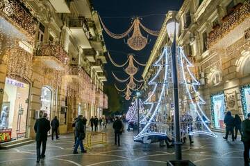 Фото номера Апартаменты Делюкс Апартаменты Luxary Bulding Gold Baku г. Баку 65