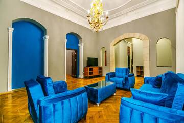 Фото номера Апартаменты с балконом Апартаменты VIP Blue Apartment Nizami 85 г. Баку 8