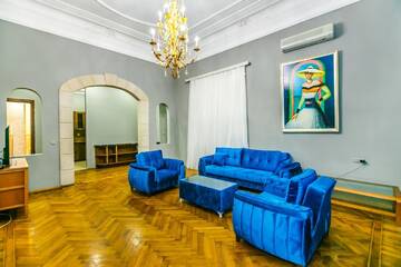 Фото номера Апартаменты с балконом Апартаменты VIP Blue Apartment Nizami 85 г. Баку 9