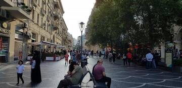 Фото номера Апартаменты Делюкс Апартаменты Crown Deluxe Apartment on Nizami Street г. Баку 91