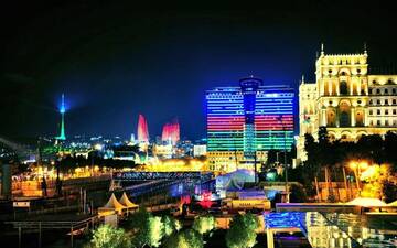 Фото номера Апартаменты Делюкс Апартаменты Crown Deluxe Apartment on Nizami Street г. Баку 99
